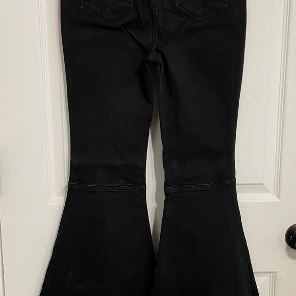 Black Mega Flare Jeans - Picture 3 of 3